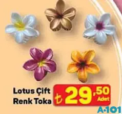 LOTUS ÇİFT RENK TOKA LOTUS ÇİFT RENK TOKA